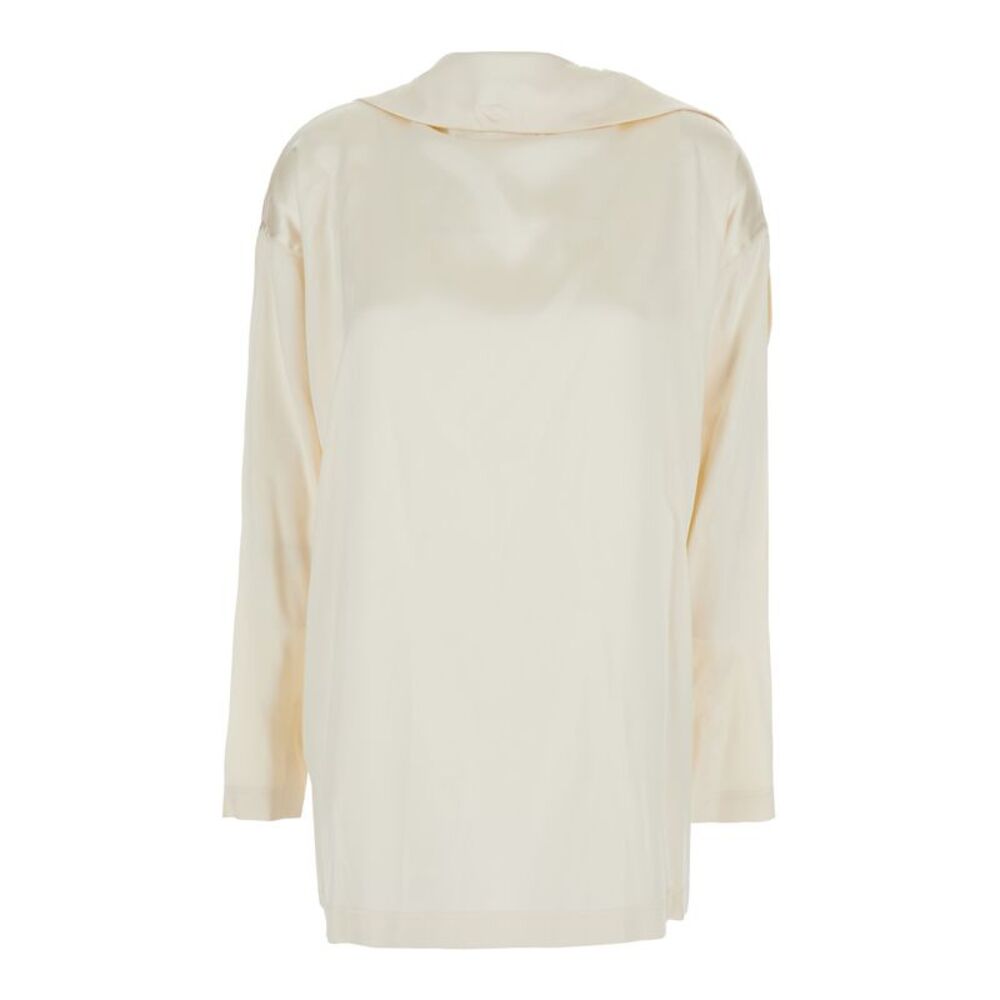 Phoebe Philo Women Liquid Knot Collar Top